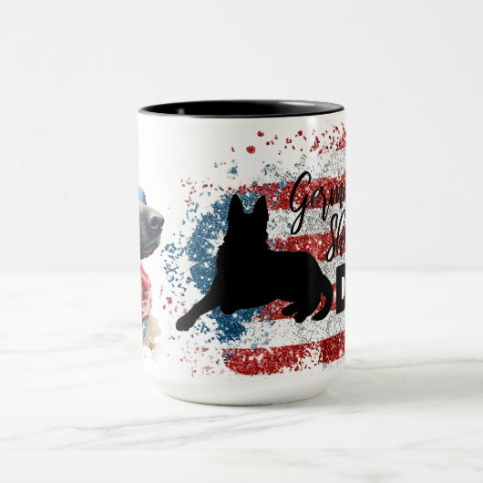 Duitse Mok Shepherd Dad (Midden)