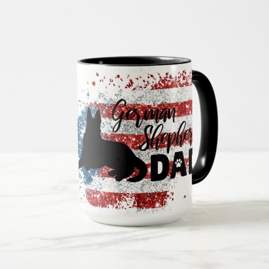 Duitse Mok Shepherd Dad (Voorkant rechts)