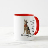 Duitse Mok Shepherd Mam (Voorkant rechts)