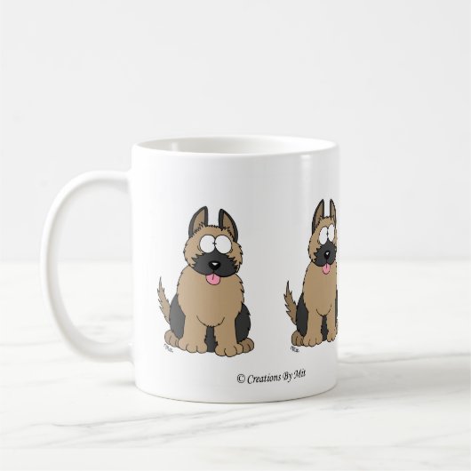 Duitse Mok Shepherd Pup (Links)