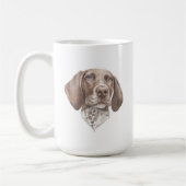 Duitse Mok Shorthaired Pointer Dog | 15 oz. (Links)