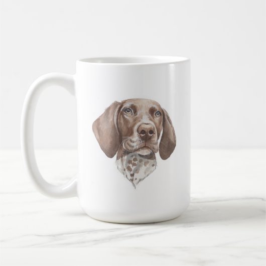Duitse Mok Shorthaired Pointer Dog | 15 oz. (Links)