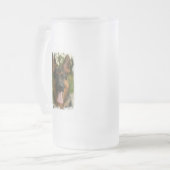 Duitse Mok van schapenbeslag voorste bier (Voorkant links)