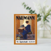  Duitse naaimachine adverteren Briefkaart (Staand voorkant)