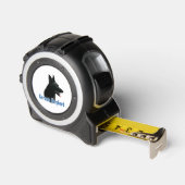 Duitse naam Shepherd (zwart) Rolmaat (Hoek)