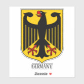 duitse nationale wapenschild patriottisch sticker (Vel)