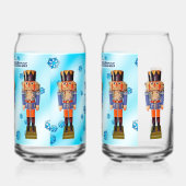 Duitse Nutcracker - pretkerst Blikvorm Glas (Links)