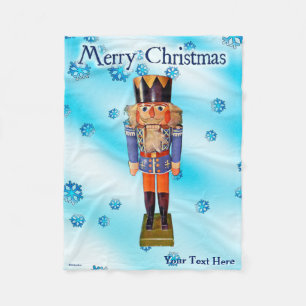 Duitse Nutcracker - pretkerst Fleece Deken