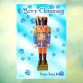 Duitse Nutcracker - pretkerst Raamsticker (Vel 3)