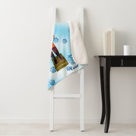 Duitse Nutcracker - pretkerst Sherpa Deken (In situ)