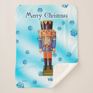 Duitse Nutcracker - pretkerst Sherpa Deken