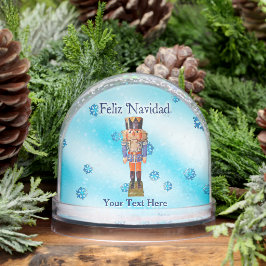 Duitse Nutkraker - Feliz Navidad Sneeuwbol