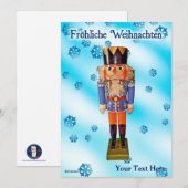 Duitse Nutkraker - Fröhliche Weihnachten (Voorkant / Achterkant)