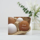 duitse oostereigroet feestdagenkaart (Staand voorkant)