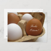 duitse oostereigroet feestdagenkaart (Voorkant / Achterkant)