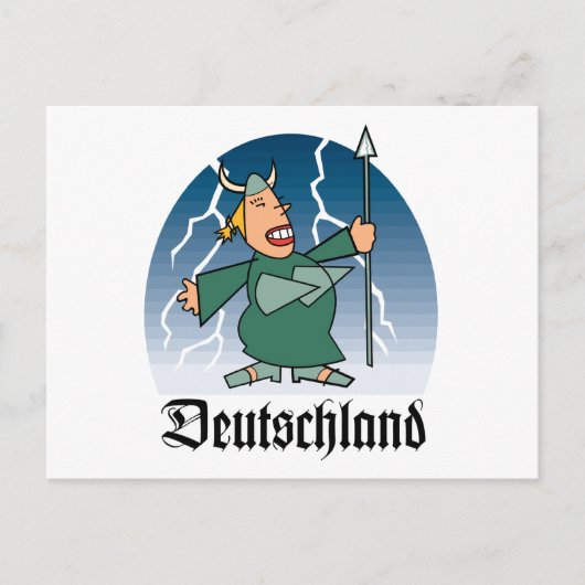 Duitse opera Singer Briefkaart (Voorkant)