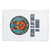 Duitse opvanghond kussensloop (Achterkant)