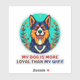 Duitse opvanghond sticker