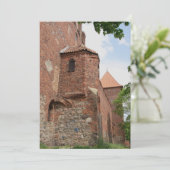 Duitse Orde Kasteel Neidenburg Uitnodiging (Staand voorkant)