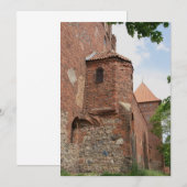 Duitse Orde Kasteel Neidenburg Uitnodiging (Voorkant / Achterkant)