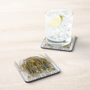 Duitse orgel coaster drankjes onderzetter