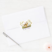 Duitse Pasen Hart Sticker (Envelop)