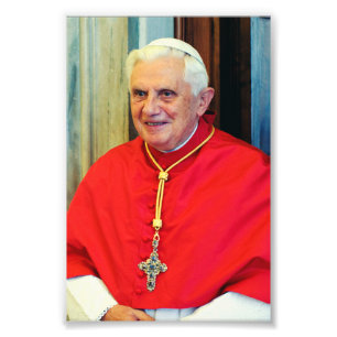 Duitse paus Benedictus Foto Afdruk