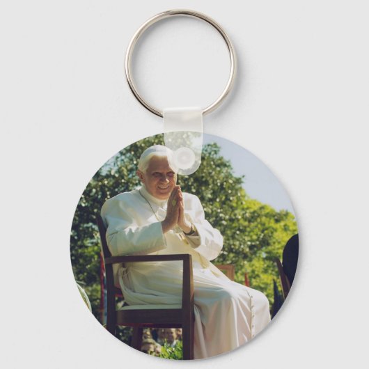 Duitse paus Benedictus Sleutelhanger (Voorkant)