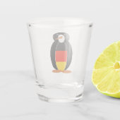 Duitse Pinguïn -- Deutsch Pinguin Shot Glas (Achterkant)