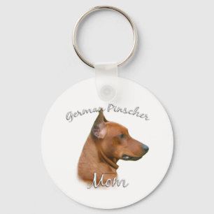 Duitse Pinscher Moeder 2 Sleutelhanger