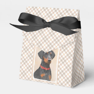 Duitse Pinscher Schilderij Originele Dierenkunst Bedankdoosjes