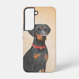 Duitse Pinscher Schilderij Originele Dierenkunst Samsung Galaxy Hoesje
