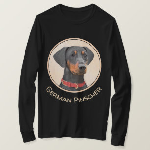 Duitse Pinscher-schilderkunst T-shirt