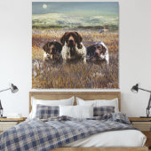 Duitse pointers canvas afdruk (Insitu (Slaapkamer))