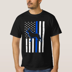 Duitse politie Shepherd Dog K9 Patriotic T-shirt