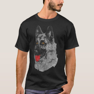Duitse politie Shepherd GSD K9 Dog mam pap Gift T-shirt