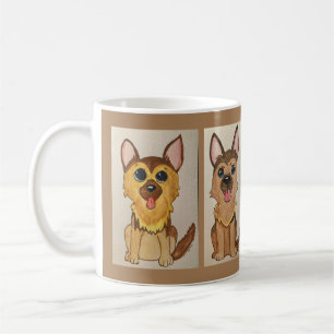 Duitse Puppies van schapen Koffiemok