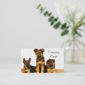 Duitse puppies visitekaartjes (Staand voorkant)