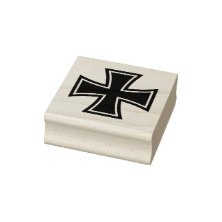 Duitse republiek zwart/wit ijzeren kruis embleem rubberstempel