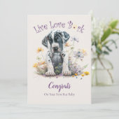 Duitse reuzenhond Adoptie, Gotcha-dag Kaart (Staand voorkant)