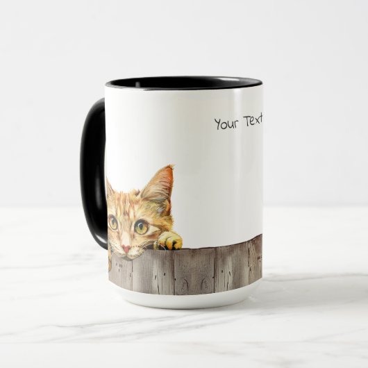 Duitse Rex Cat Mok (Voorkant links)