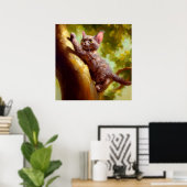 Duitse Rex Cat Poster (Thuiskantoor)
