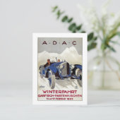  Duitse Road Race Ad Briefkaart (Staand voorkant)