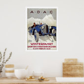 Duitse Road Race Ad Poster (Keuken)