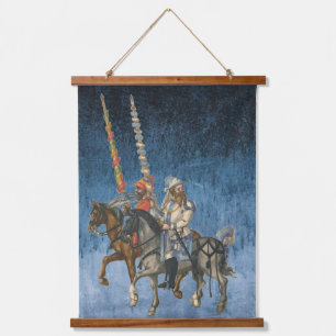  Duitse ruiters met lansen Hangend Wandkleed