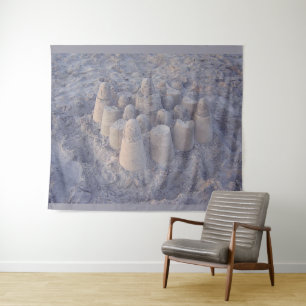 duitse sandcastle print wandkleed