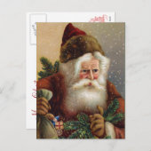 Duitse Santa Post Kaart (Voorkant / Achterkant)