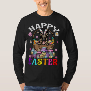 Duitse schaapherberg Happy paashaas T-shirt