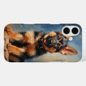 Duitse schaapherderpuppy Case-Mate iPhone case (Achterkant (horizontaal))