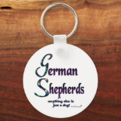 DUITSE SCHEPEN - IETS ANDERS IS SLECHTS EEN DOG! SLEUTELHANGER (Voorkant)